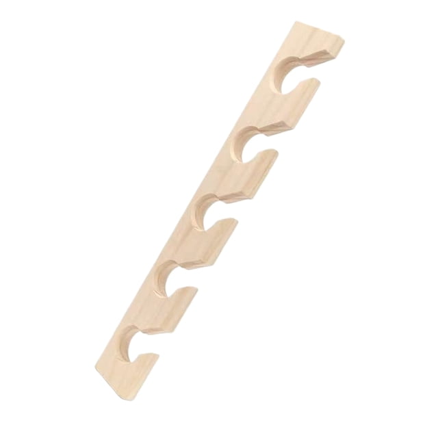 Perchero para sombreros Wosthever vertical de madera pulido duradero