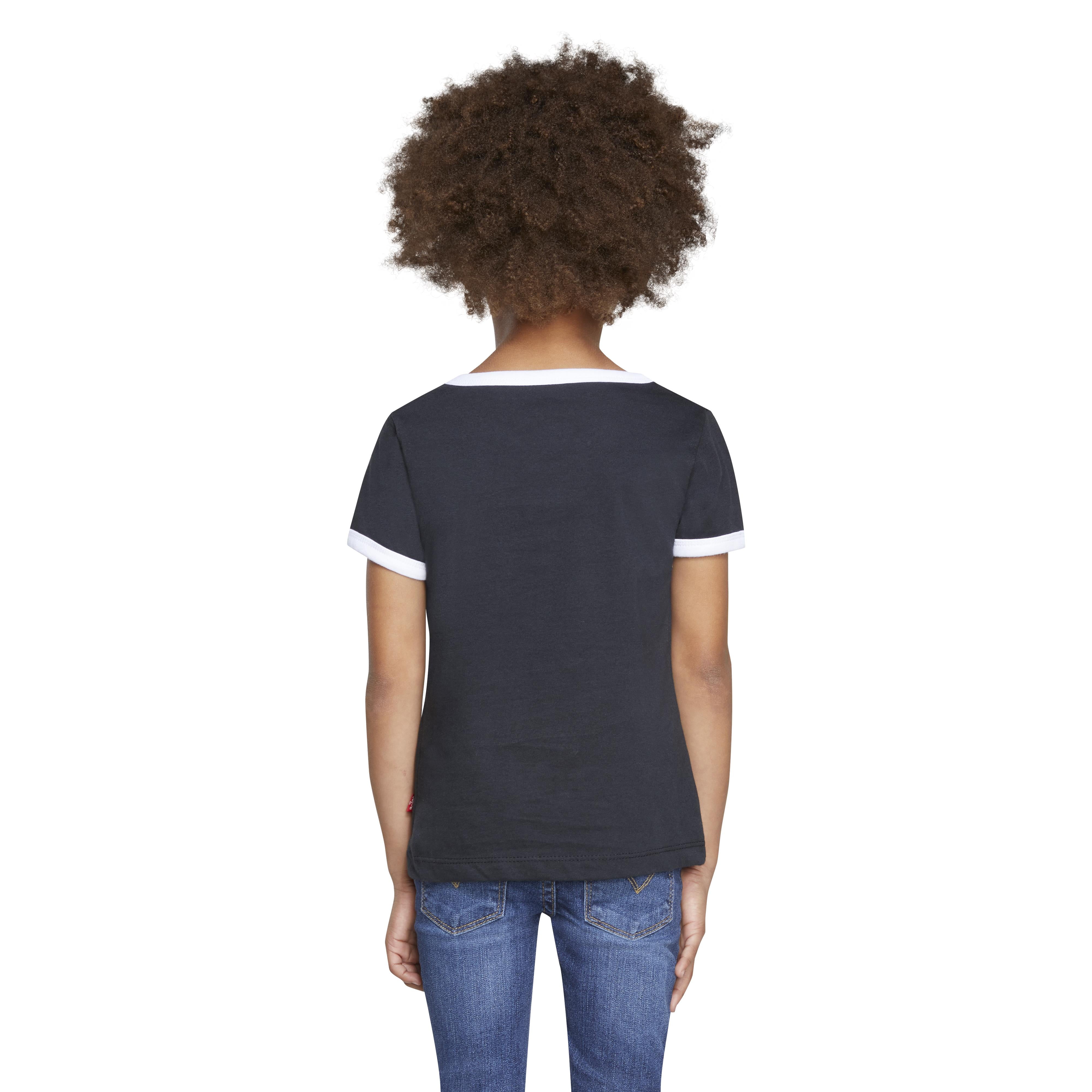 Levi's Girls Short Sleeve Ringer T-Shirt, Sizes 4-16