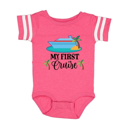 

Inktastic My 1st Cruise Vacation Trip Gift Baby Boy or Baby Girl Bodysuit