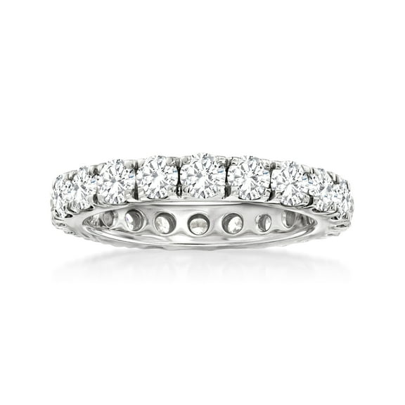 Ross-Simons 3.00 ct. t.w. Diamond Eternity Band in 14kt White Gold, Women's, Adult