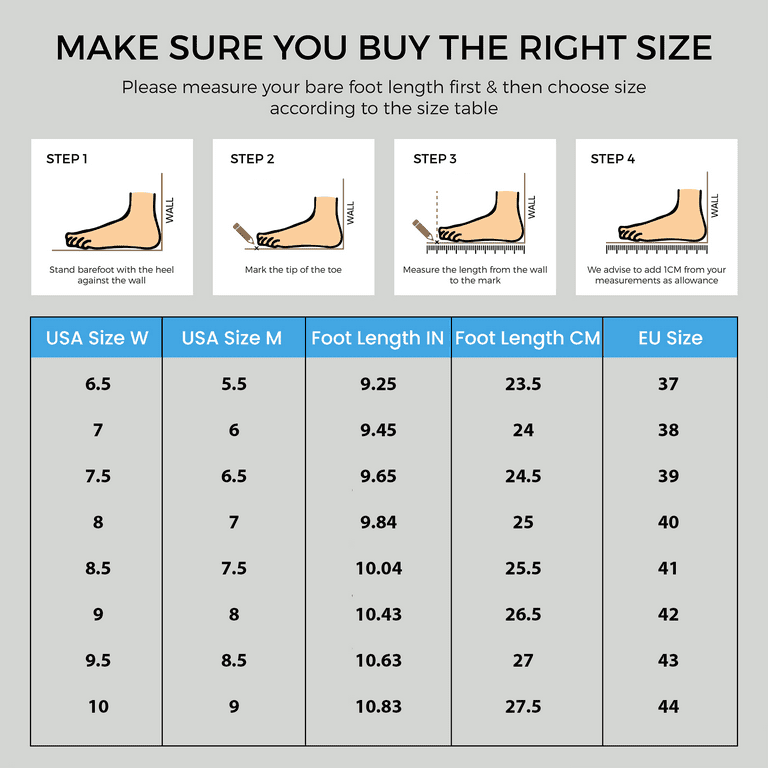 7w shoe sales size conversion
