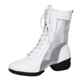 thumbnail image 1 of Botas de baile de Jazz para mujer, zapatos de baile modernos de salón, zapatillas suaves de alta calidad, 1 of 5