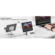 KUXIU M30 Magnetic Wireless Charger for iPad Pro 13´´ 11´´ M4 12.9´´ 11´´ Air 13´´ 11´´ M2 M3 ，35W /18W Fast Charging with 5.56ft USB C to C Charger Cable Smart ipad Charger