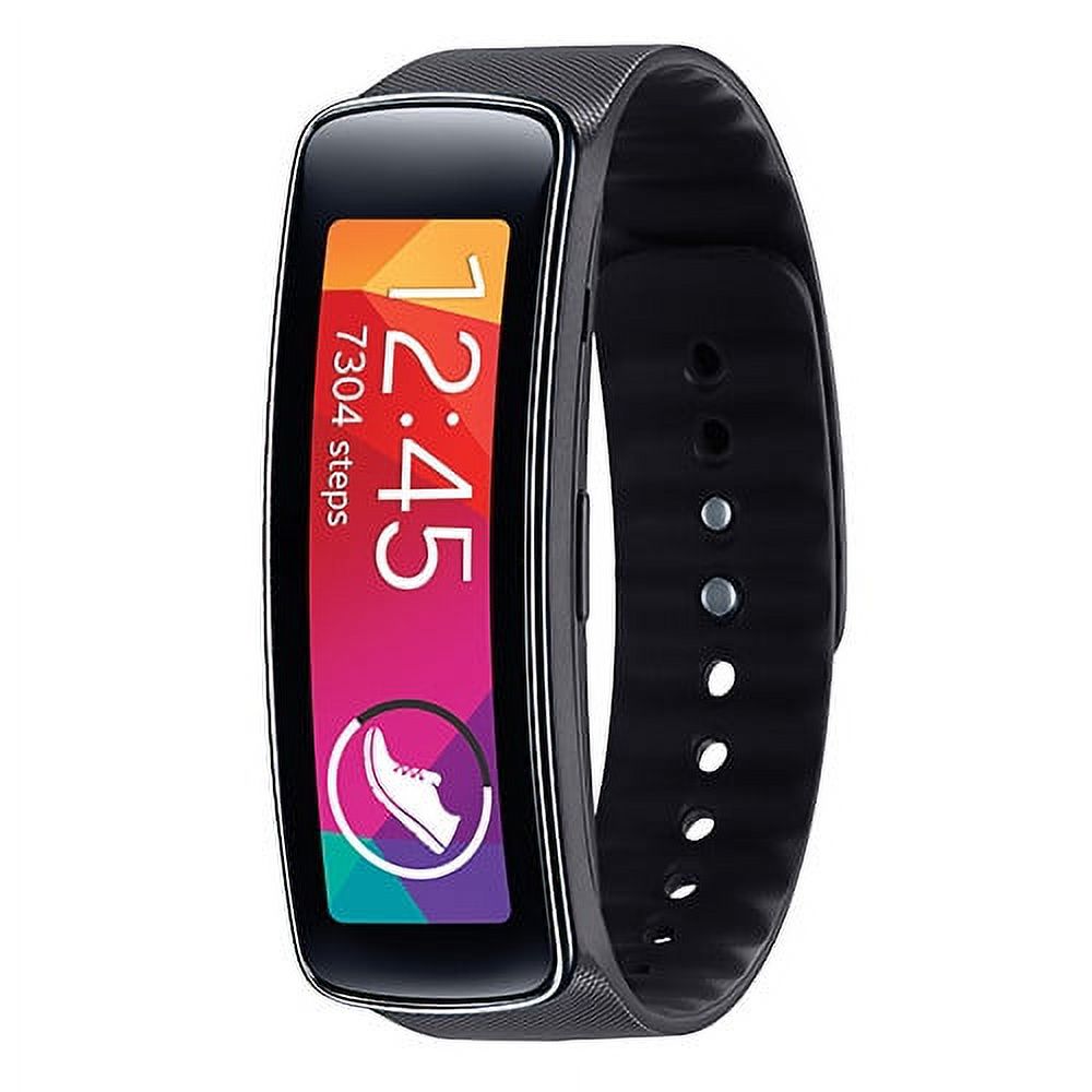 Samsung Gear Fit R350 AT&T Fitness Tracker - Black - image 2 of 3