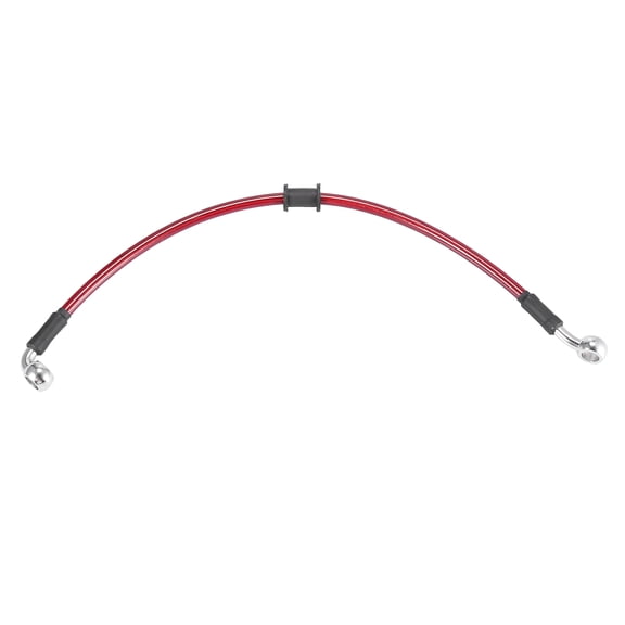 Universal 40cm 15.75" Brake Clutch Oil Hose Line Pipe Red for Motorcycle