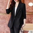 thumbnail image 4 of Chaqueta de traje para mujer, primavera y otoño, estilo informal, elegante, formal, vestido profesional, 4 of 5