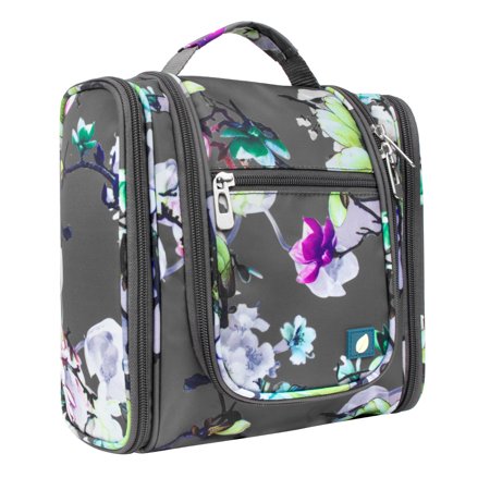 PAVILIA Hanging Travel Toiletry Bag for Women Men | Bathroom Toiletry Organizer Kit