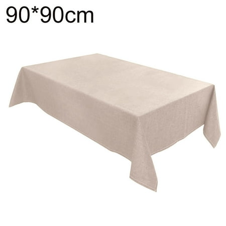 

Baiwo Rectangular Linen Anti-scalding Waterproof Tablecloth Dustproof Table Cover