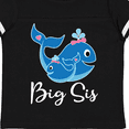 thumbnail image 4 of Inktastic Big Sis Whale Girls Sister Girls Toddler T-Shirt, 4 of 5