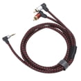 thumbnail image 2 of RCA Câble Audio, Prise Mâle 90° 3.5mm Câble Audio Performance Inégalée, 2 of 7