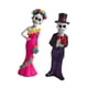 thumbnail image 2 of Figura de pareja de esqueletos nunca muere, regalo, escultura de resina, esqueleto de novios, boda para aniversario, estante de mesa, 2 of 9