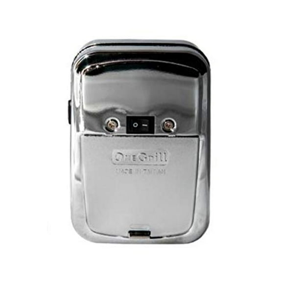 OneGrill Universal Grill Rotisserie Kit -37” x 1/2” with Chrome Cordless Motor (Grills Up to 29" Wide) NOT for WEBER