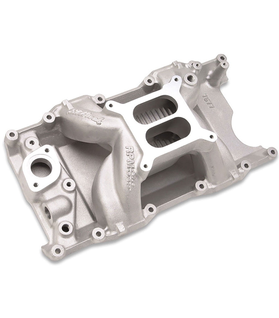 EDELBROCK PERFORMER RPM AIR-GAP SMALL BLOCK MOPAR INTAKE MANIFOLD 7577 ...