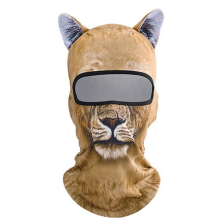 ROZYARD 3D Print Balaclava Bicycle Hat Full Face Balaclava for World Football Day
