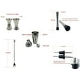thumbnail image 2 of Kezqiaxn Kitchen Supplies 6Pc Cocktail Shaker Stainless Steel Bartender Tool Drink Bar Set 750ml silvery, 2 of 7