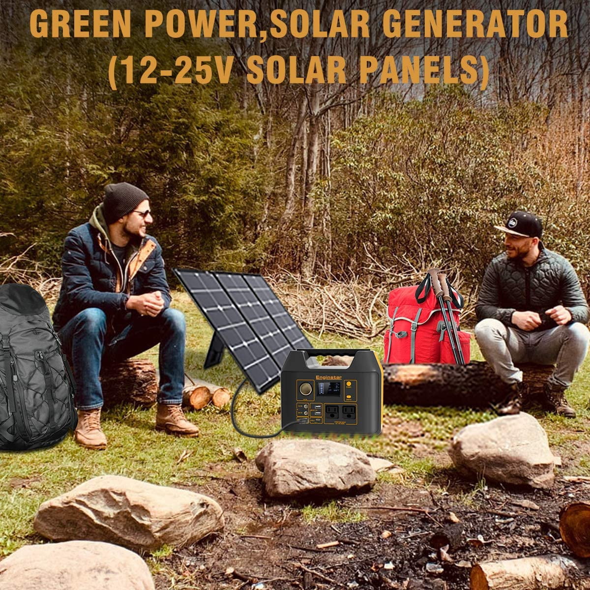 Enginstar 300Watt Portable Power Bank with AC Outlet for Outdoors