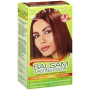 Clairol Balsam Lasting Color Caramelos Sedosos Collection Creme Hair Color, Medium Auburn (42)