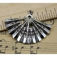 thumbnail image 2 of U8MO 4~30pc Retro Jewelry Making DIY Hand Fan Alloy Charm Pendant 33x21mm-10pcs, 2 of 6