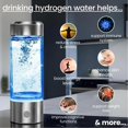 thumbnail image 4 of SURJDE Hydropures Hydrogen Water Bottle, Hydrogen Water Bottle-Hydroh, Portable Hydrogen Water Generator Bottle (Blue), 4 of 7
