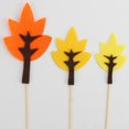 thumbnail image 3 of Coxeer Cake Topper Set Felt Plant Cute Cake Pick Cupcake Decoration Stick for Birthday, 3 of 10