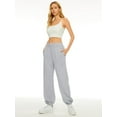 thumbnail image 4 of Women's Sweatpants Cinched Bottom 2023  Pants with Pockets, 4 of 7