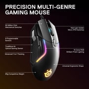 SteelSeries Rival 5 Gaming Mouse with 9 Programmable Buttons and 18k CPI TrueMove Air Optical Sensor