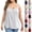 33# White, variant on Plus Size Women V Neck Spaghetti Strap Tops Trendy Ruched Casual Tops Comfortable Soft Loose Fit Summer Tees with Built-in Bra Green 4XL
