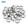 thumbnail image 3 of Uxcell M12x1.0 Steel Hex Nuts Zinc Plated Hardware Nuts Screw Bolt Fasteners 7mm Height 30 Pack, 3 of 4