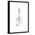 thumbnail image 3 of Marmont Hill "Guitar Sketch" Framed Painting Print, 3 of 5