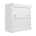 thumbnail image 7 of Manhattan Comfort Fortress Metal Floating Garage Cabinets in White (Set of 2), 7 of 7