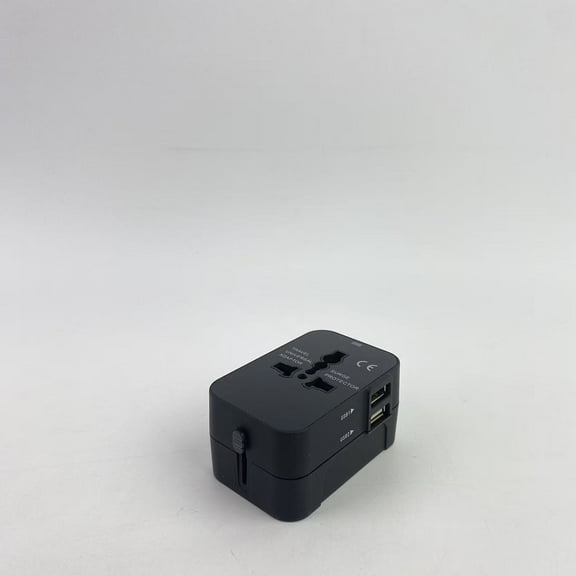 xcstar Converter for electric plugs, International Power Plug Adapter with 3 USB-C and 2 USB-A Ports, All-in-One Worldwide Wall Charger for USA EU UK AUS (Black)