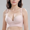 thumbnail image 5 of Qwertyu Womens Bras Padded Bra Push-Up T-Shirt Bra Complexion Pink 40CDF, 5 of 5