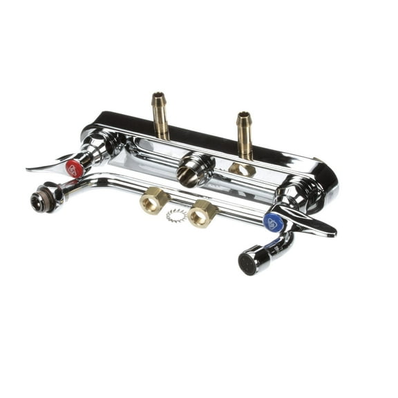 T&S Brass B-1121 Work Board Faucet, Deck Mount, 8" Centers, 8" Swing Nozzle, 2.2 Gpm Aerator