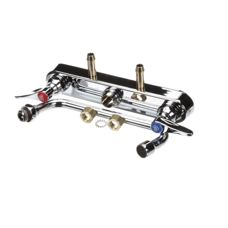 T&S Brass B-1121 Work Board Faucet, Deck Mount, 8" Centers, 8" Swing Nozzle, 2.2 Gpm Aerator