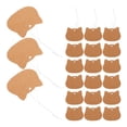 thumbnail image 4 of Shisuyan 100pcs Cat Head Shape Blank Label Tags Kraft Paper for Business Owners, 4 of 9