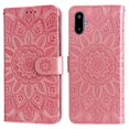 thumbnail image 1 of Funda tipo cartera GANGXUN para Samsung Galaxy F06 5G , diseño girasol, cuero PU, soporte, cierre magnético, tarjetero, 1 of 5