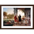 thumbnail image 2 of Art.com George Washington and Marquis de Lafayette at Mount Vernon. Art Print by Vernon Lewis Gallery, Brown Frame Wall Art, 44" x 32", 2 of 5