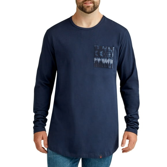 Mens Long Sleeve Pocket T Shirts