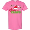 thumbnail image 3 of Inktastic Nana Claus with Christmas Santa Hat and Snowflakes T-Shirt, 3 of 5