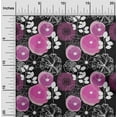 thumbnail image 2 of oneOone Georgette Viscose Black Fabric Watercolor Floral Sewing Craft Projects Fabric Prints By Yard 42 Inch Wide-aC, 2 of 5