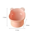 thumbnail image 6 of Raised Cat Bowl Neck Protector Practical Stable Cute Elevated Water Bowl Cats Raised Feeder Cat Feeding Bowls Elevated Tilted for Dogs Puppy Pink, 6 of 10