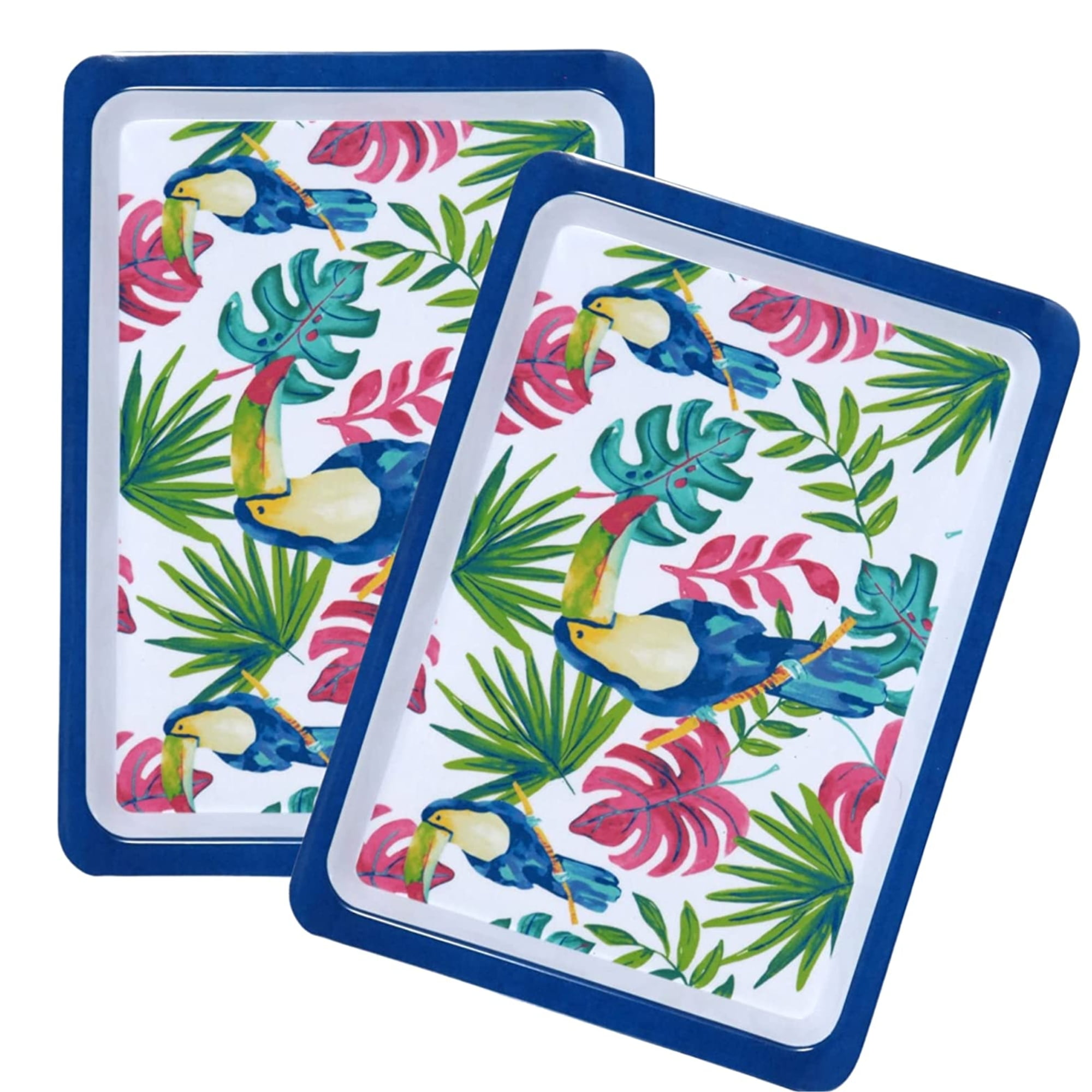 Plastic Serving Trays, Serving Platters 14x10inches Rectangular