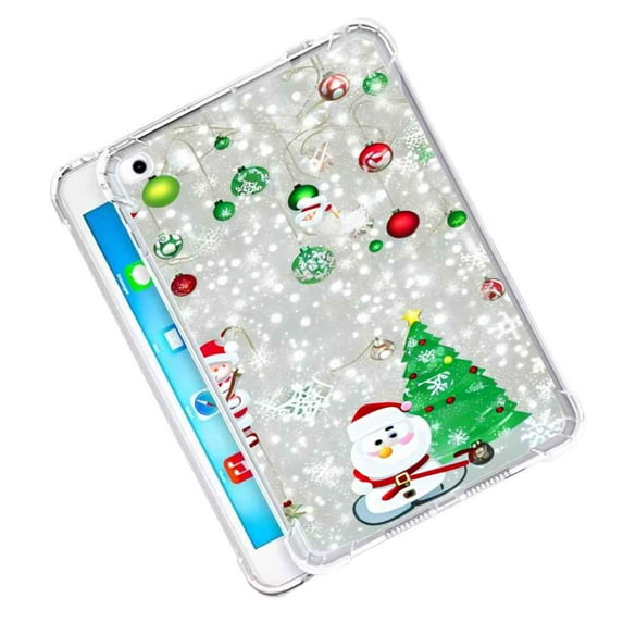Compatible with iPad Pro 12.9 inch 2017 Phone Case, Clear-Christmas-53 Case Silicone Protective for Teen Girl Boy Case for iPad Pro 12.9 inch 2017