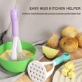 thumbnail image 2 of 1 Machacador De Patatas Manual De Silicona De Color Aleatorio, Utensilios De Cocina, Mini Machacador De Patatas Para Utensilios De Cocina Antiadherentes, 2 of 4