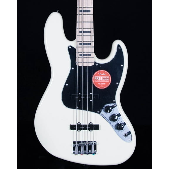 Squier Affinity Active Jazz Bass, Maple FB, Olympic White
