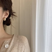 [Clip on] Simple Bold Teardrop Stud earrings
