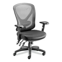 Alera Aeson Series Multifunction Task Chair, Supports up to 275 lb, 15" to 18.82" Seat Height, Black