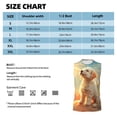thumbnail image 4 of Disketp Sunshine Golden Cloud Dog Sleeveless Tshirts for Men, Muscle Shirts for Men Dry Fit Tank Top-Medium, 4 of 5