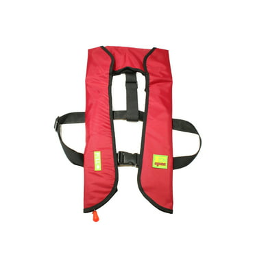 Lifesaving Pro® Premium Automatic, Manual Inflatable Life Jacket and ...