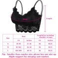 thumbnail image 6 of Padded Bralettes for Women Sexy, Lace Bralettes for Women Pack of 6, Bandeau Bras for Women Girls, 6 of 6